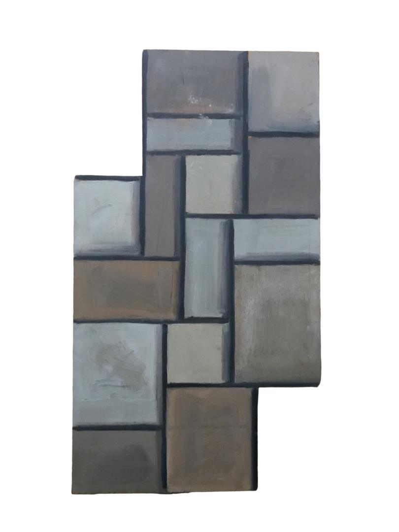 Gaudin BOLIVAR (1932-2017)Sans Titre - 1979Acrylique sur boisSignÃ© Bolivar et datÃ© au revers 38 x (1 of 1)