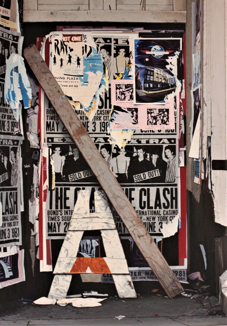 John Murray (1973): John Murray (1973)Clash II, 1982 Oil on canvas Signed lower right 107 x 153 cm