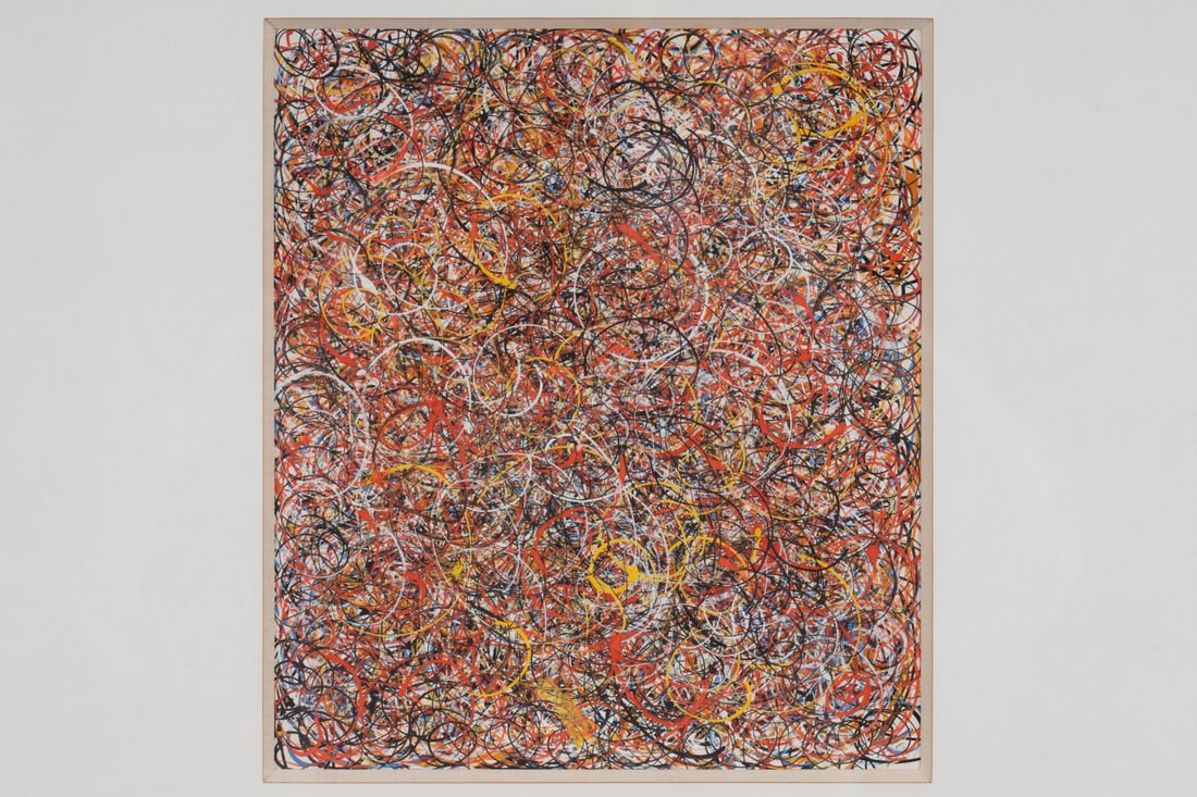 Antonio ASIS (1932-2019): Antonio ASIS (1932-2019)CompositionOil on paperStamped A.Asis on back of frame21.5 x 18.5 cm on viewCompositionHuile sur papierCachet A.Asis au dos du cadre21,5 x 18,5 cm à vue