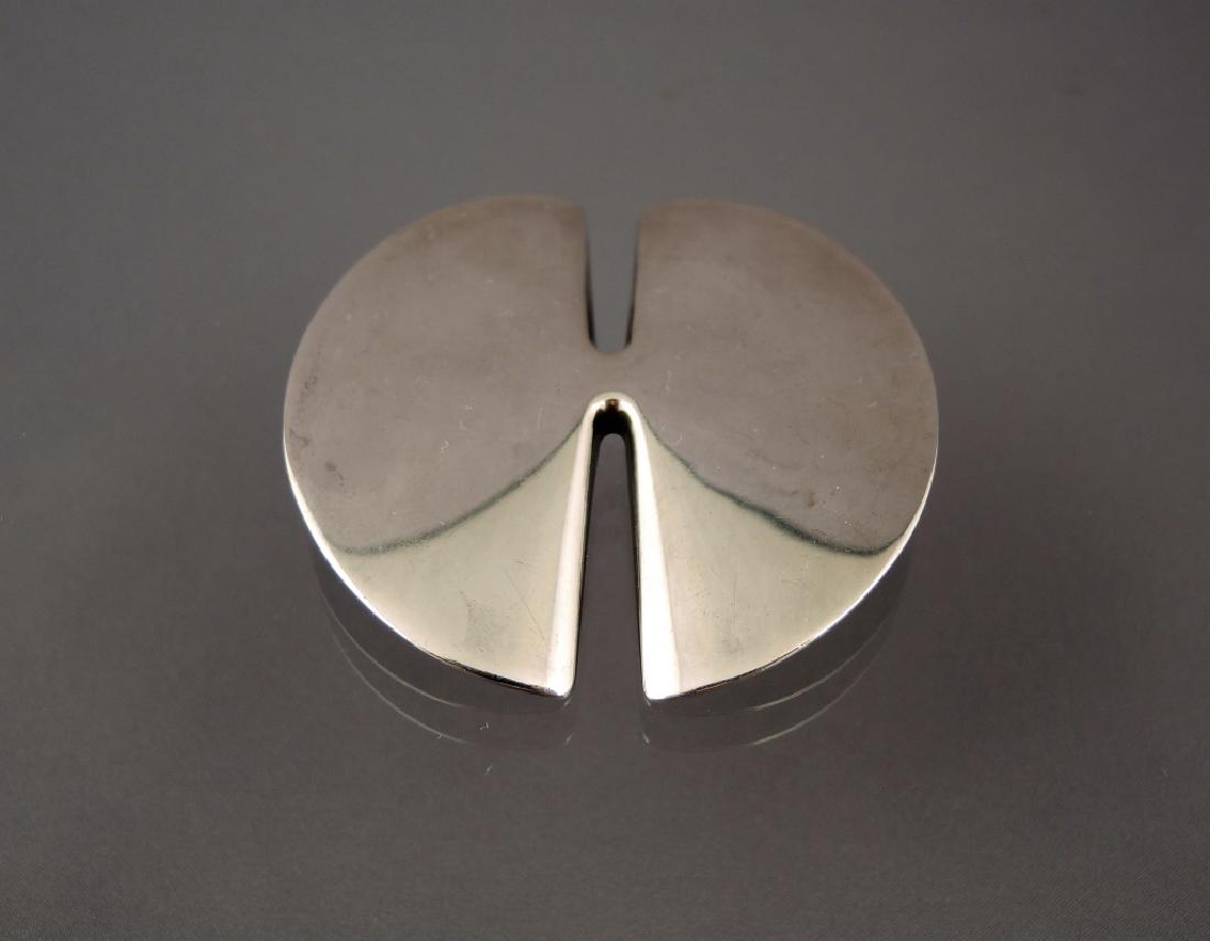GEORG JENSEN STERLING SILVER MODERNIST BROOCH (1 of 2)