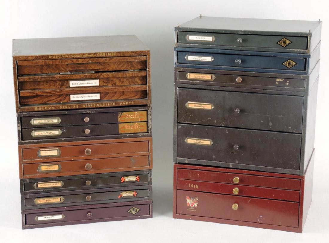 WATCH MAKERS METAL CABINETS (1 of 18)