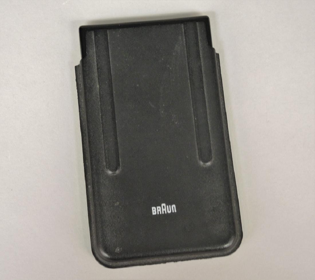 BRAUN 4835 ET55 CALCULATOR: 1980, designed: Dieter Rams & Dietrich Lubs, produced: Braun, ABS polymer case. 5 3/8" x 3 1/16" (13.60 x 7.80cm.)