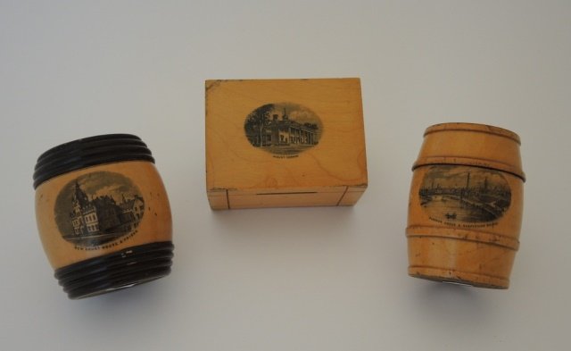 Victorian Mauchline Ware Banks (1 of 1)