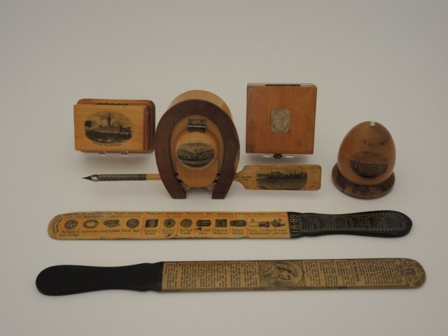 Victorian Mauchline Ware Desk Accessories (1 of 1)