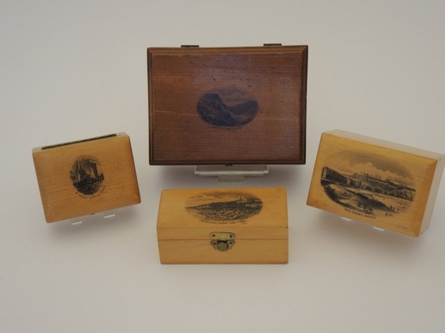 Victorian Mauchline Ware Boxes (1 of 1)