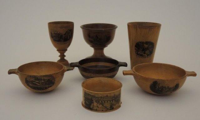Victorian Mauchline Ware Souvenir Tablewares (1 of 1)