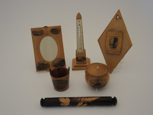 Mauchline Ware Souvenirs & Fernware Ruler (1 of 1)