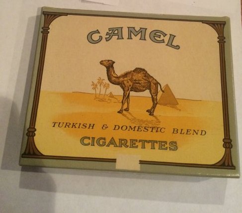 1938 CAMEL FLAT 50's EMPTY BOX RARE GOOD CONDITION (1 of 6)