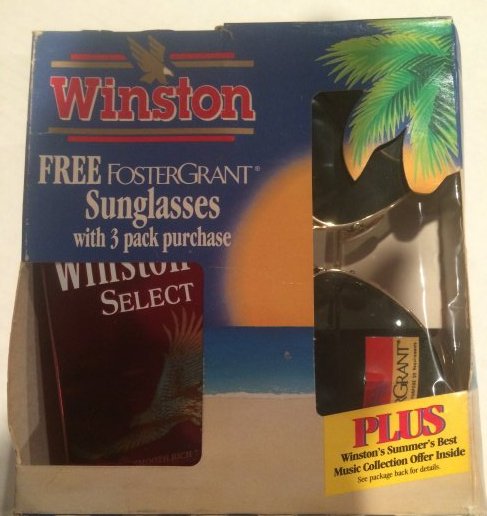 WINSTON BUY 3 PACK GET FOSTER GRANT SUNGLASSES NEW: WINSTON BUY 3 PACK GET FOSTER GRANT SUNGLASSES NEW IN BOX $5 SHIPPING COMBINED SHIPPING AVAILABLE
