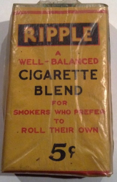 RARE 1924 RIPPLE P. LORILLARD COMPANY 5 CENTS PACK (1 of 6)