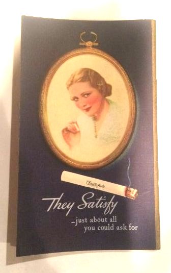 1934 BRIDGE GAME VERY RARE CHESTERFIELD CIGARETTES (1 of 3)