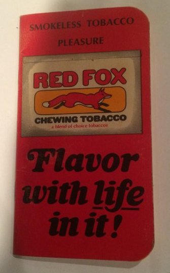 1952 RED FOX CHEWING TOBACCO POCKET NOTEBOOK RARE (1 of 2)