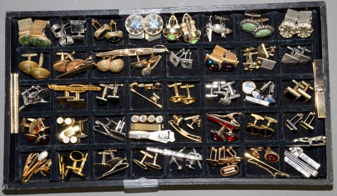 65+pcs ASSORTED MEN'S JEWELRY - Includes cufflinks, tie (1 of 5)