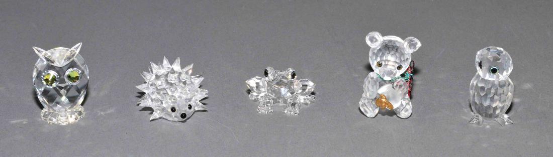 5pcs ASSORTED SWAROVSKI CRYSTAL WITH BOXES - Hedgehog (1 of 4)