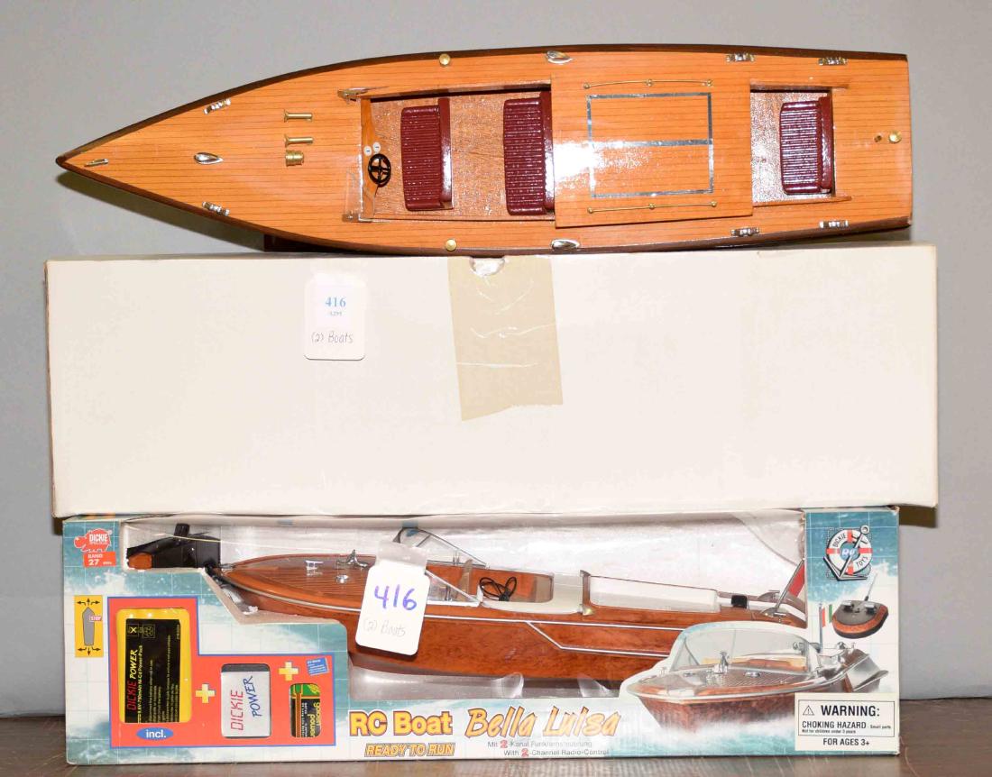 (2) BOATS NEW IN BOX - R/C Bella Louisa Boat Model (1 of 3)