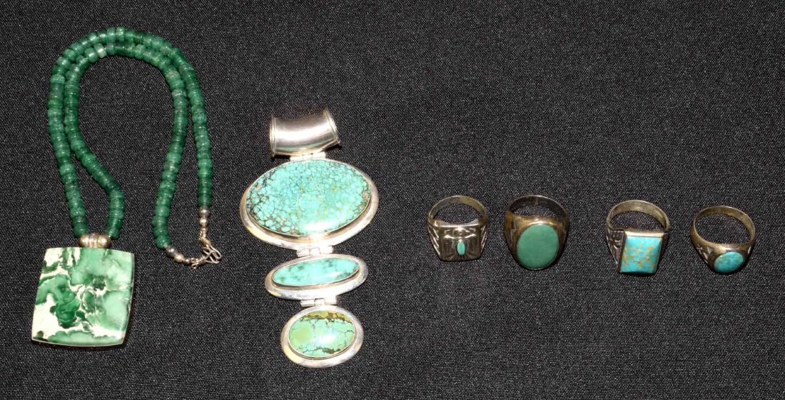 A COLLECTION OF STERLING SILVER PIECES. Consisting of (1 of 13)