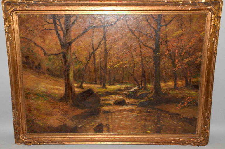 Konrad Alexander Muller Kurzwelly Oil Painting On