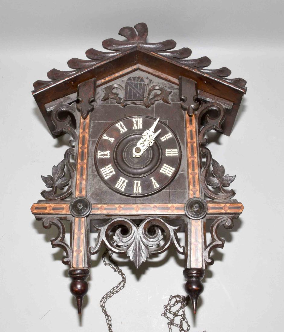 POST-WAR GERMAN  BLACK FOREST ''CUCKOO'' CLOCK with (1 of 4)