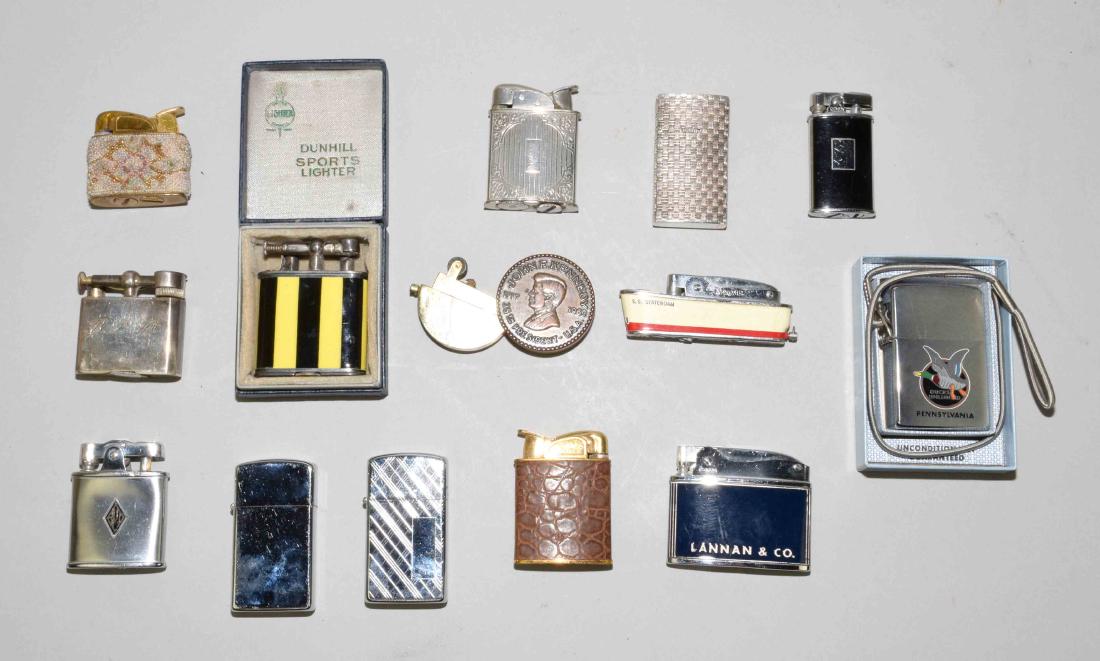 LIGHTER COLLECTION. (14) pieces, including Tiffany & (1 of 16)