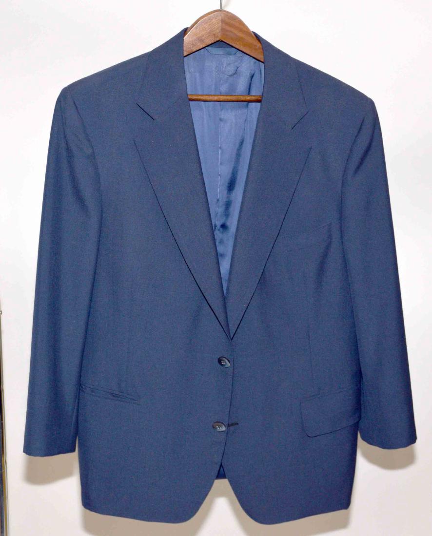 JOHNNY CARSON  TAILORED TAN PLAID SUIT COAT, previously (1 of 3)