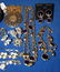 (18) PCS. MISC. VINTAGE COSTUME JEWELRY. Some signed. - 2