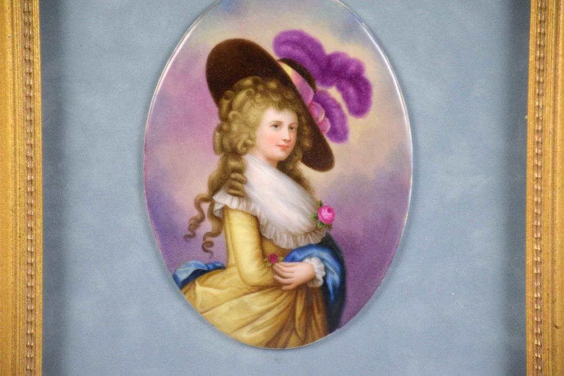 CONTINENTAL OVAL PLAQUE OF JOSEPHINE (Napoleon's wife), (1 of 3)