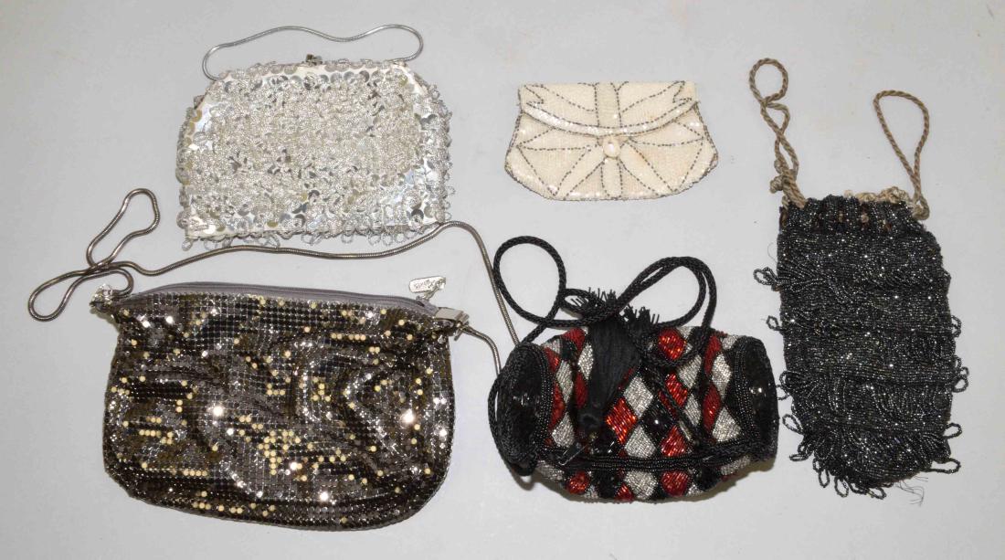 COLLECTION OF (5) HANDBAGS including beaded and mesh. (1 of 6)