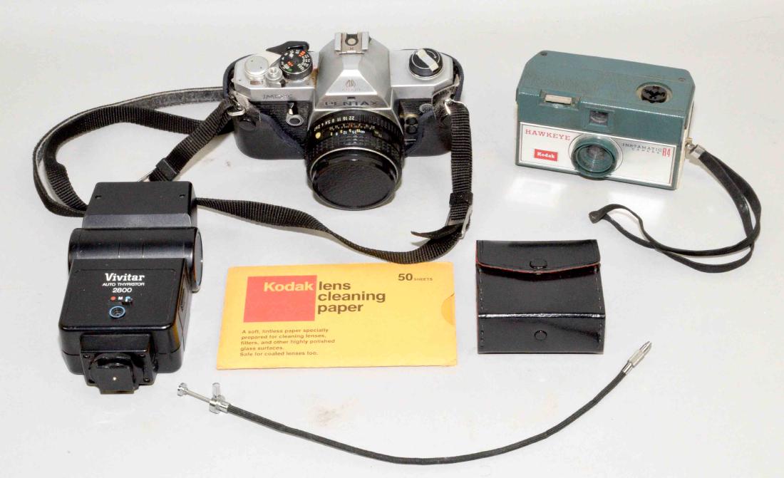 (6) PC. ASSORTED CAMERA  AND ACCESSORY LOT - 50 mm (1 of 5)