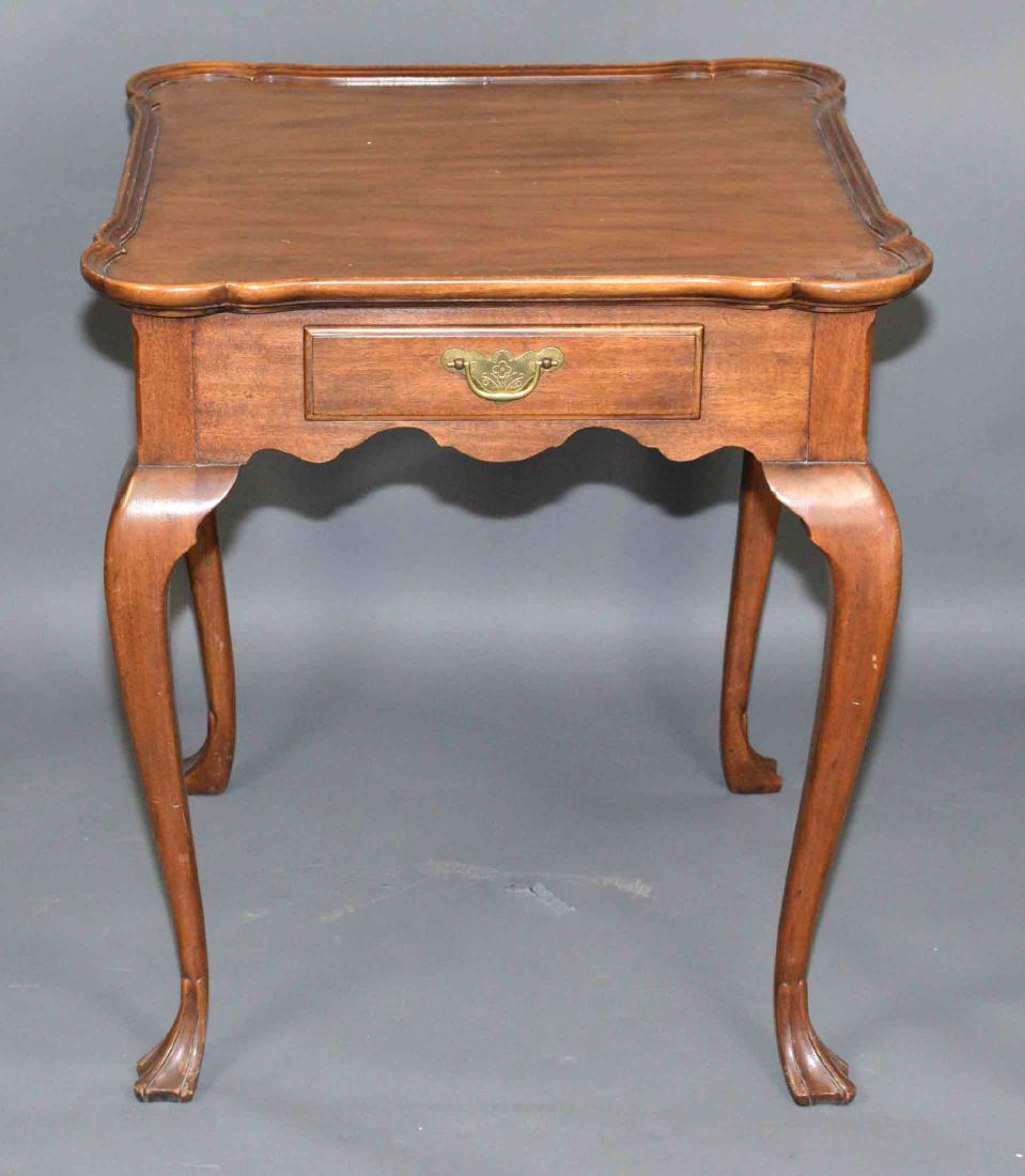 BAKER END TABLE. 28''H x 24.5''W. (1 of 5)