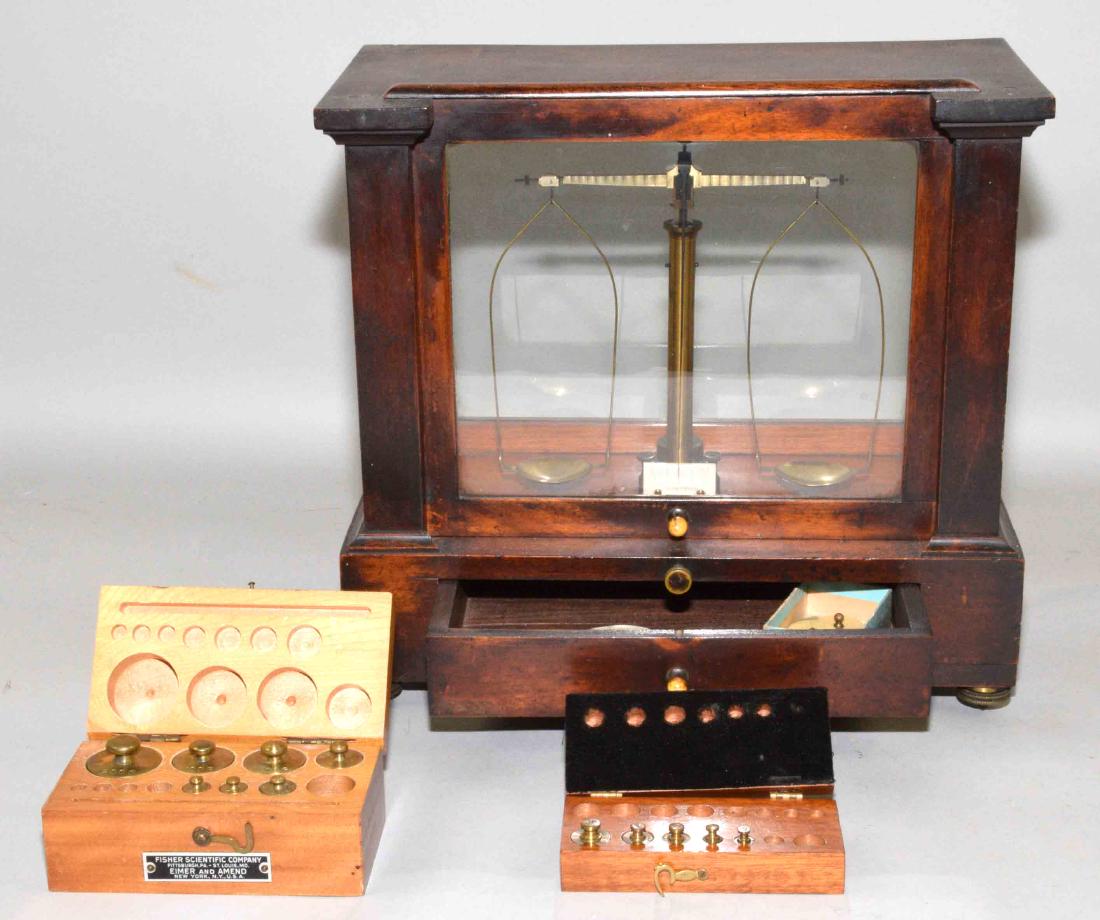 C. KOHLBUSCH BALANCE SCALE with partial weight sets (1 of 4)