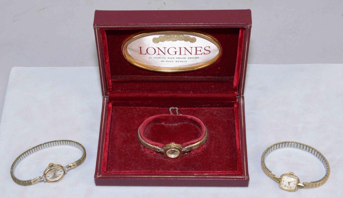 (3) VINTAGE LADIES WRISTWATCHES in 10KG fill and (1 of 7)