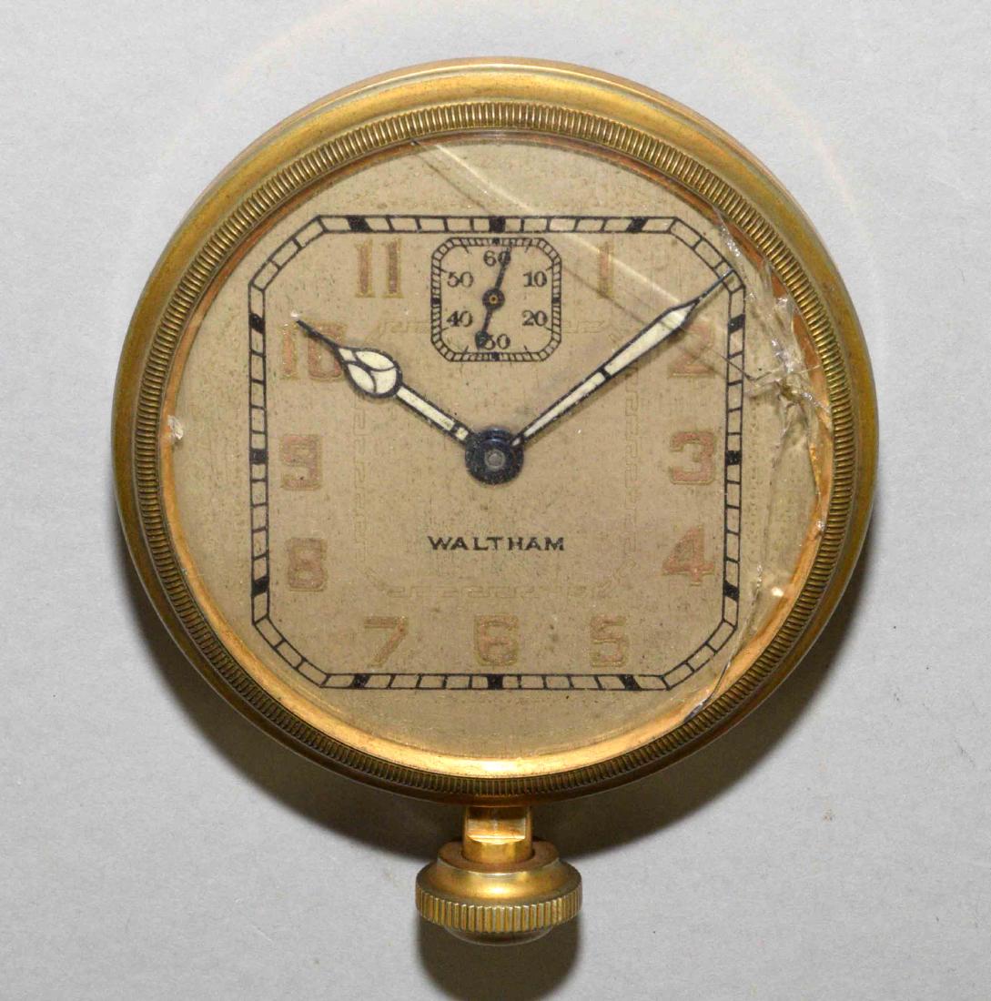 WALTHAM LARGE POCKET WATCH, condition cracked crystal,