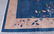 ANTIQUE CHINESE RUG IN BLUE COLOR, circa 1920-1930. - 3