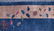 ANTIQUE CHINESE RUG IN BLUE COLOR, circa 1920-1930. - 6