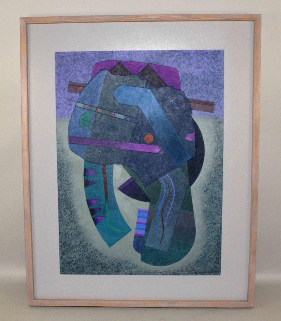 JOSE LUIS SERRANO, silcography, ''Ecos Purificados'',: JOSE LUIS SERRANO, silcography, ''Ecos Purificados'', 75cm x 55cm, September 6, 1990, number 5 of 90.