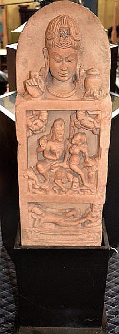 INDIAN HINDU TEMPLE CARVING 12-14TH CENTURY - Mottled (1 of 4)