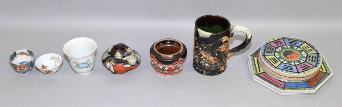 (11) ASST. ANTIQUE JAPANESE PORCELAIN PIECES. Includes (1 of 9)