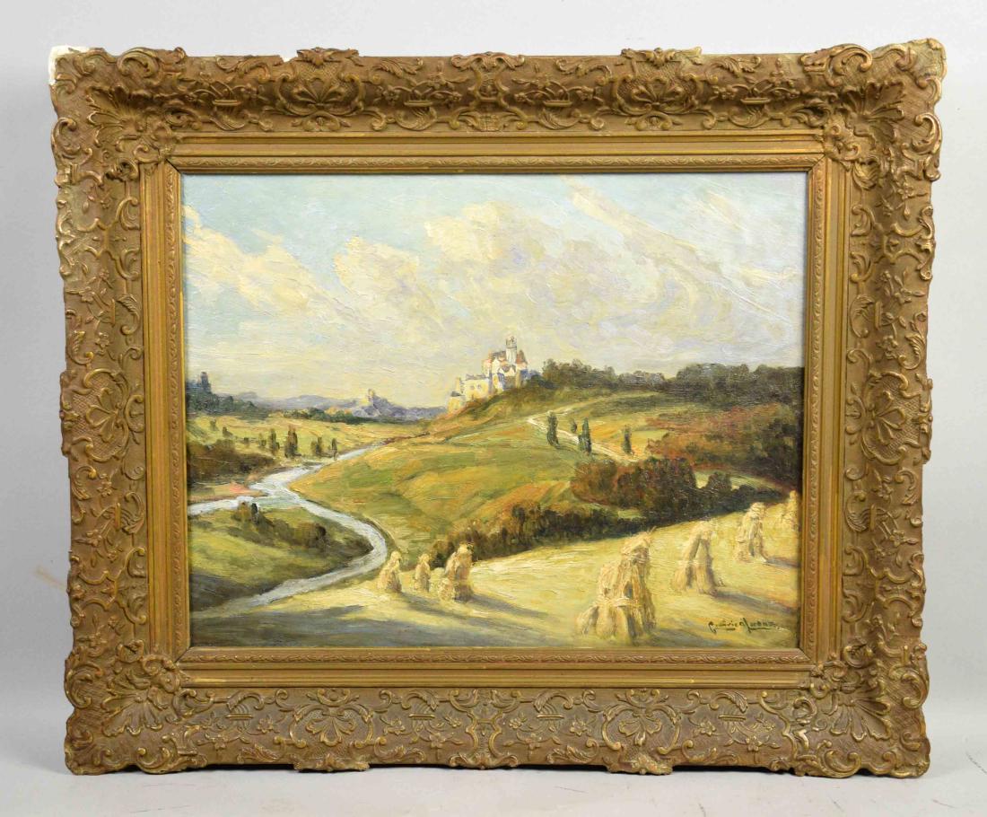 GOTTFRIED LORENZ, (German 1860-1928) scenic landscape. (1 of 5)