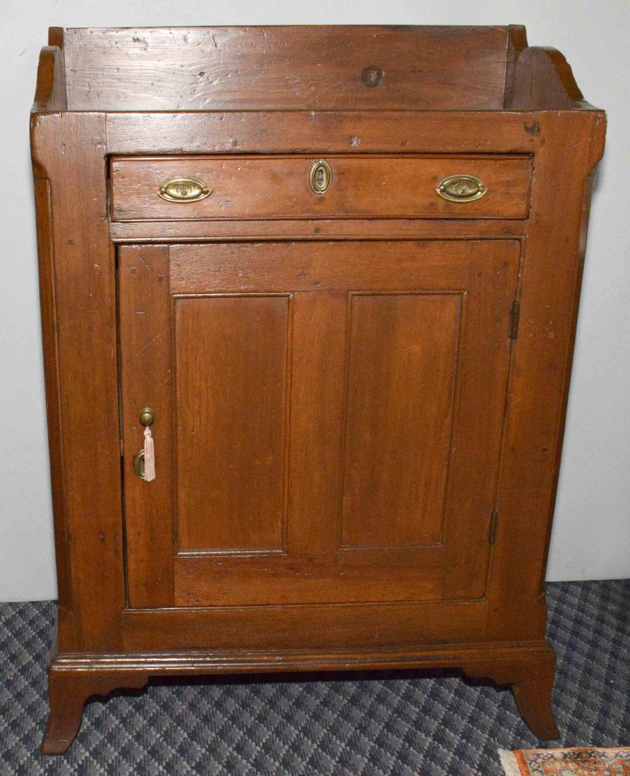ANTIQUE CHIPPENDALE SERVER. One fitted drawer over two (1 of 6)