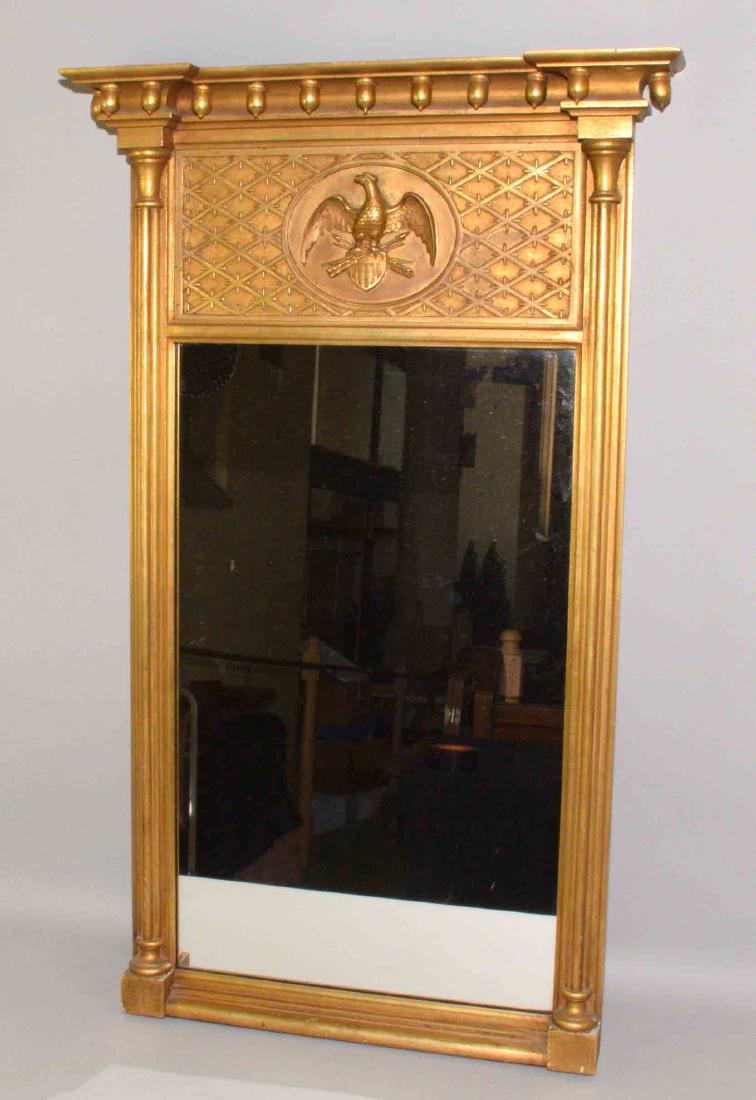 CENTENNIAL MIRROR WITH EAGLE. 37.5''H x 22.5''W.: CENTENNIAL MIRROR WITH EAGLE. 37.5''H x 22.5''W.