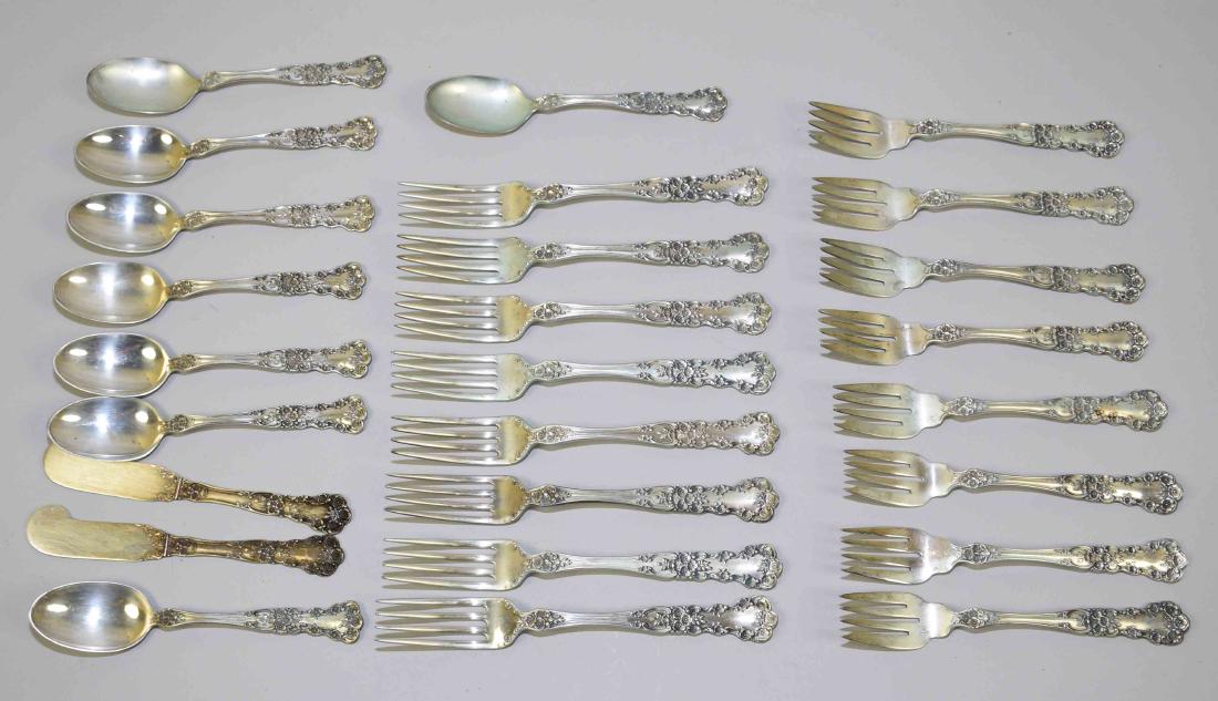 ASST. STERLING SILVER FLATWARE by Gorham and other (1 of 8)