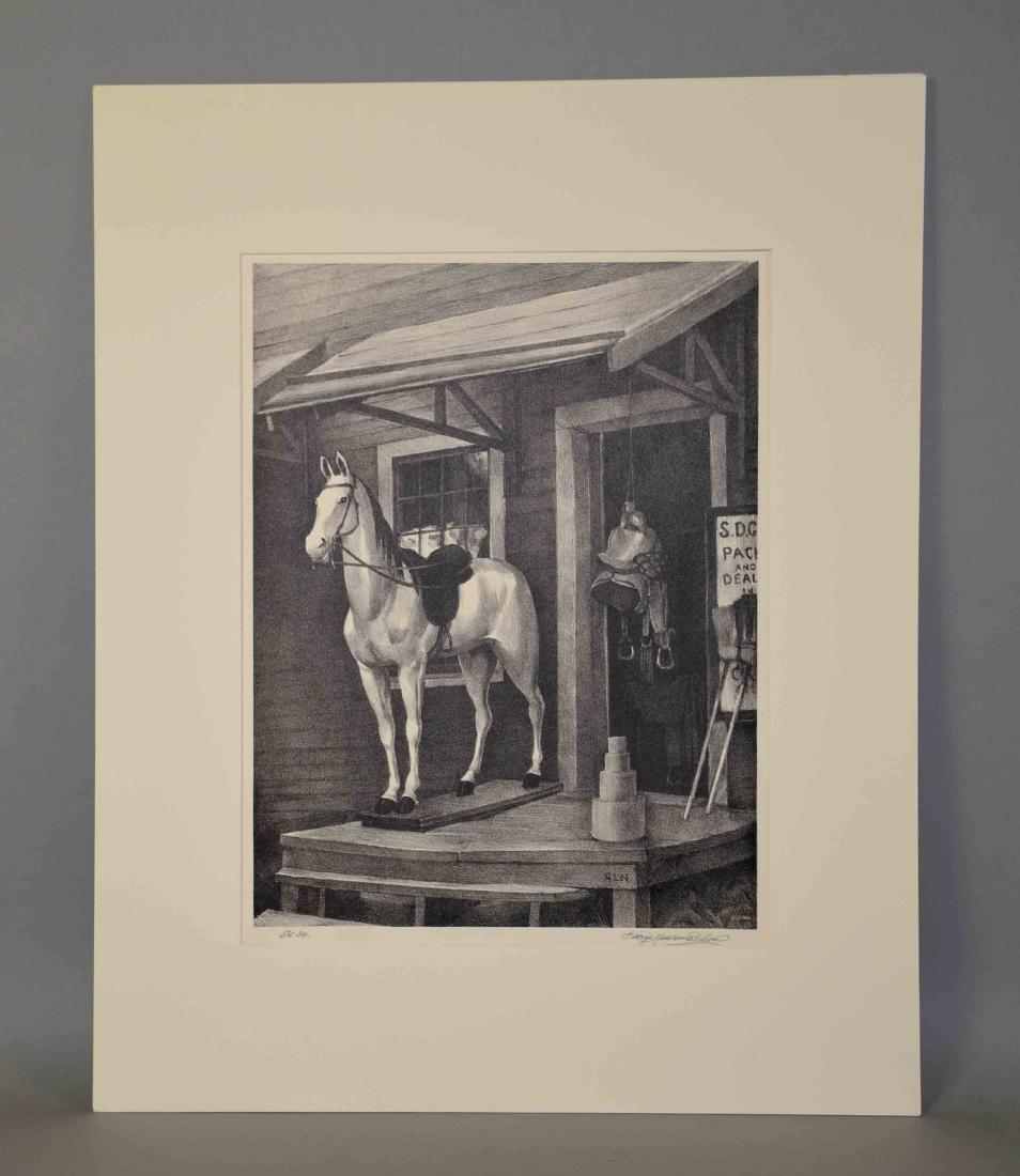 GEORGE LAURENCE NELSON (American 1887-1978) lithograph (1 of 4)