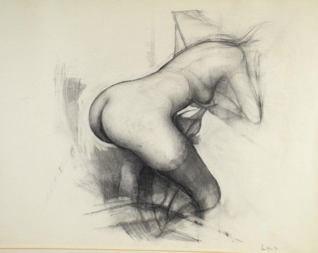 REG BUTLER (1913-1981). Nude. Signed and dated 'Butler: REG BUTLER (1913-1981). Nude. Signed and dated 'Butler 70' (lower right) pencil on paper. 26 x 34 in. Executed in 1970.