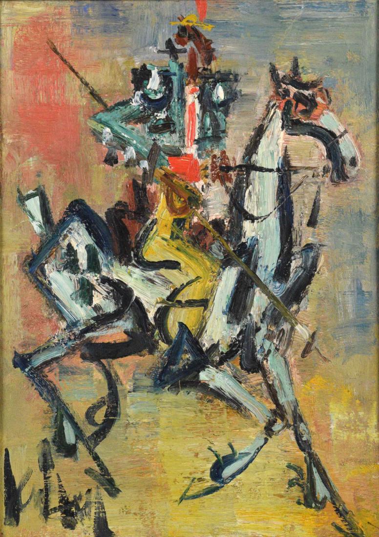 GEN PAUL (1895-1975). Picador, signed 'Paul' (lower: GEN PAUL (1895-1975). Picador, signed 'Paul' (lower left). Oil on canvas. 16 1/2 x 12 1/4 in.