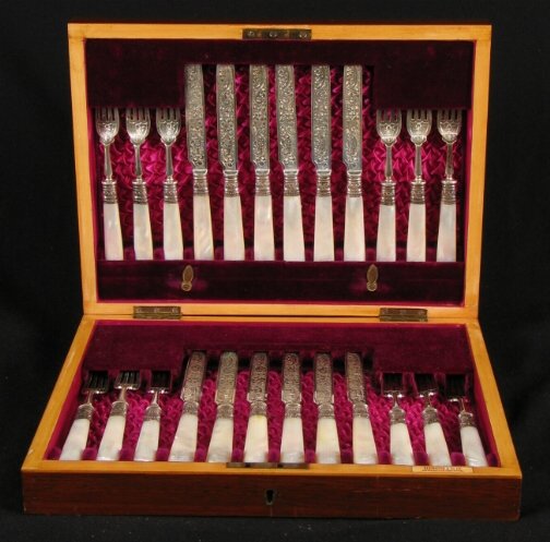24 PC ELKINGTON LUNCHEON SET. 24 piece Elkington