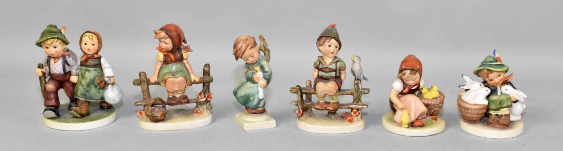 COLLECTION OF (6) GOEBEL FIGURINES. Largest: 5.5''H.: COLLECTION OF (6) GOEBEL FIGURINES. Largest: 5.5''H.