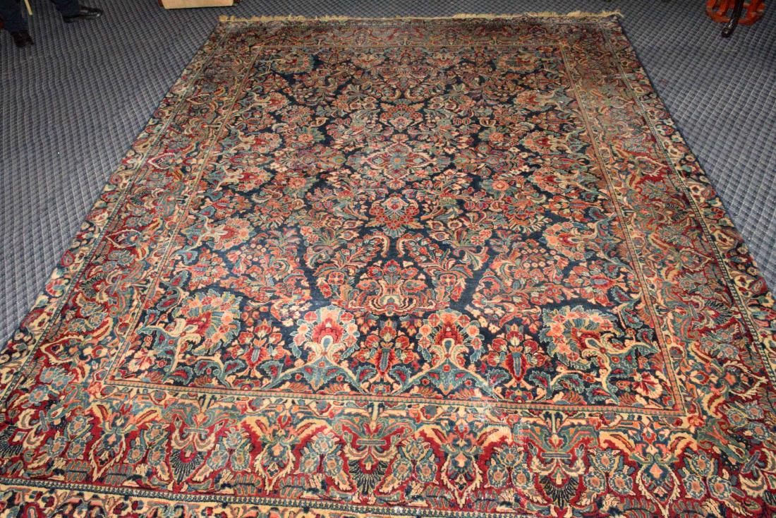 SAROUK ANTIQUE PERSIAN RUG. 11'9'' x 8'10''.: SAROUK ANTIQUE PERSIAN RUG. 11'9'' x 8'10''.