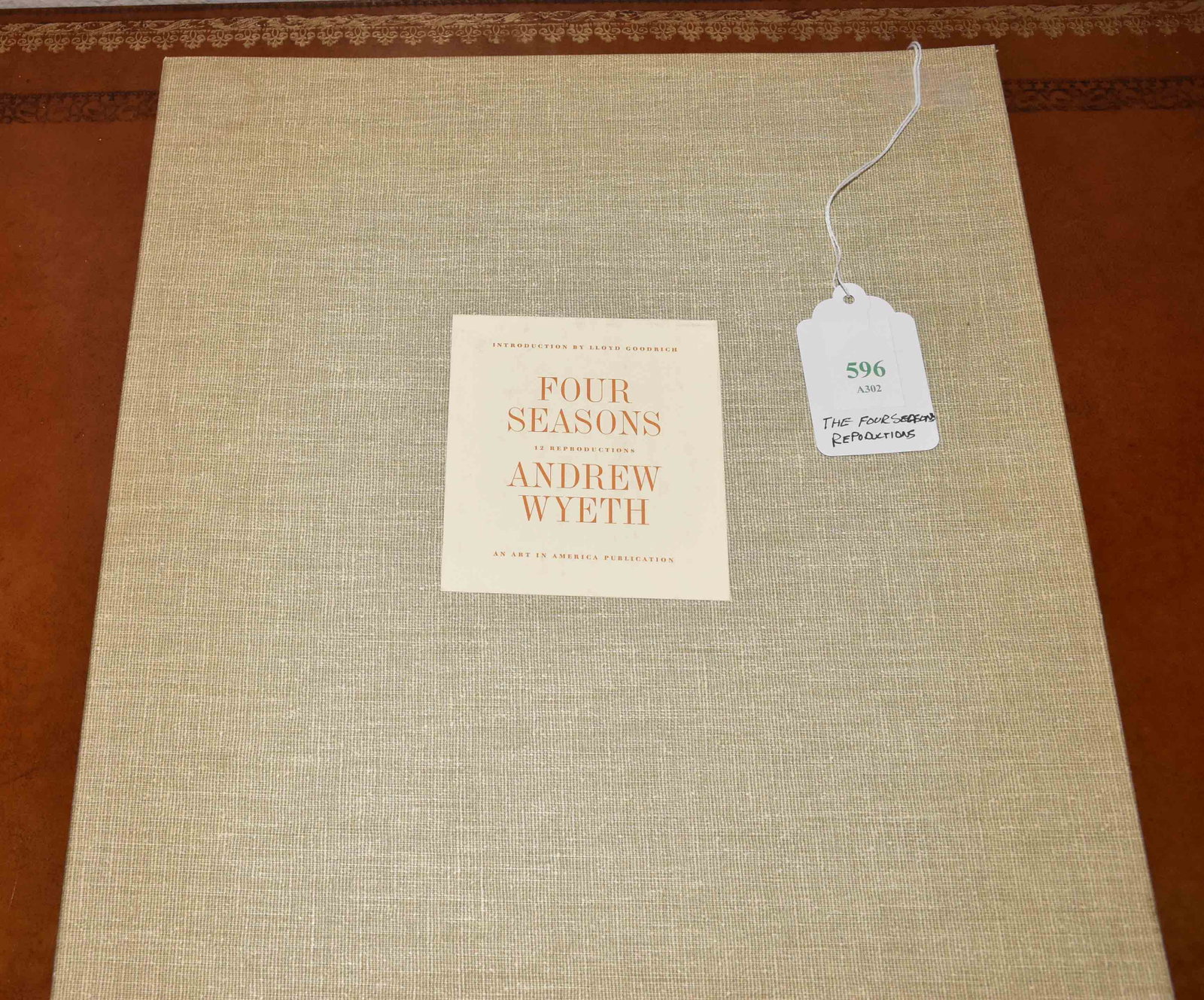 FOUR SEASONS REPRODUCTIONS, Wyeth, Andrew, introduction: FOUR SEASONS REPRODUCTIONS, Wyeth, Andrew, introduction by Lloyd Goodrich. (10) of twelve color plates by Wyeth.