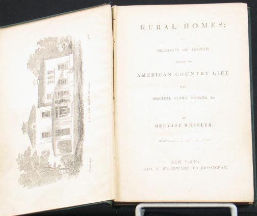 BOOK - RURAL HOMES, GERVASE WHEELER. - 3