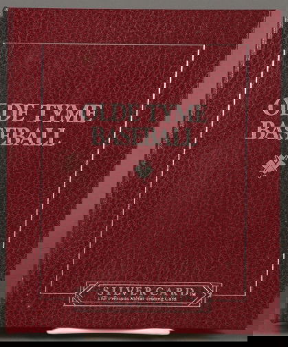 3 SILVER BASEBALL CARDS: 3 SILVER BASEBALL CARDS. Three cards in the Silver Card Anthology of Baseball: Olde Tyme Baseball Part 1: 1869-1900. Includes: Cap Anson, Charlie Comiskey, King Kelly. Cards in maroon album. Size: 9 1